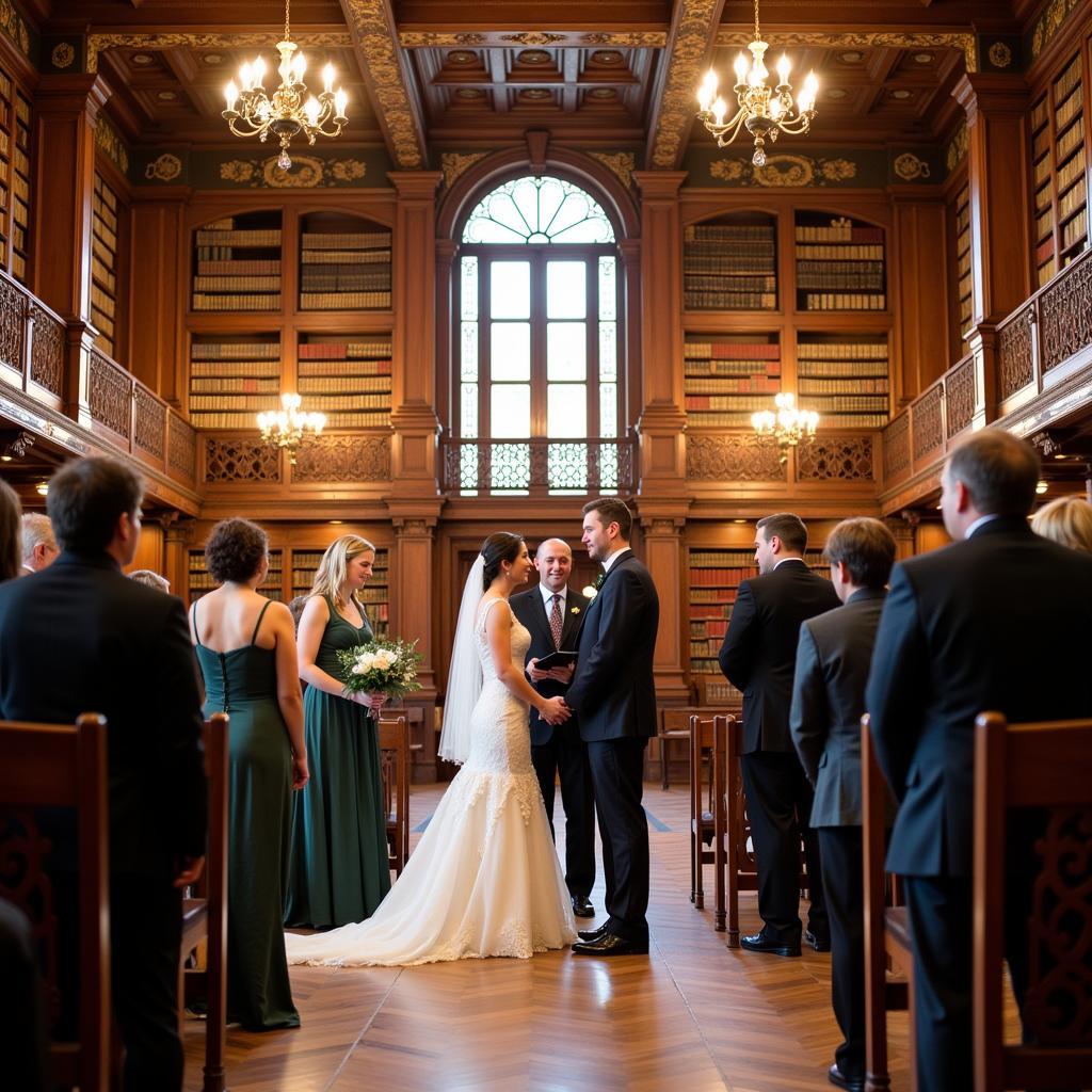 Free Library of Philadelphia Wedding Ceremony