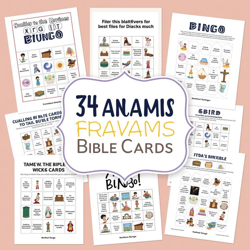 Free Printable Bible Bingo Cards