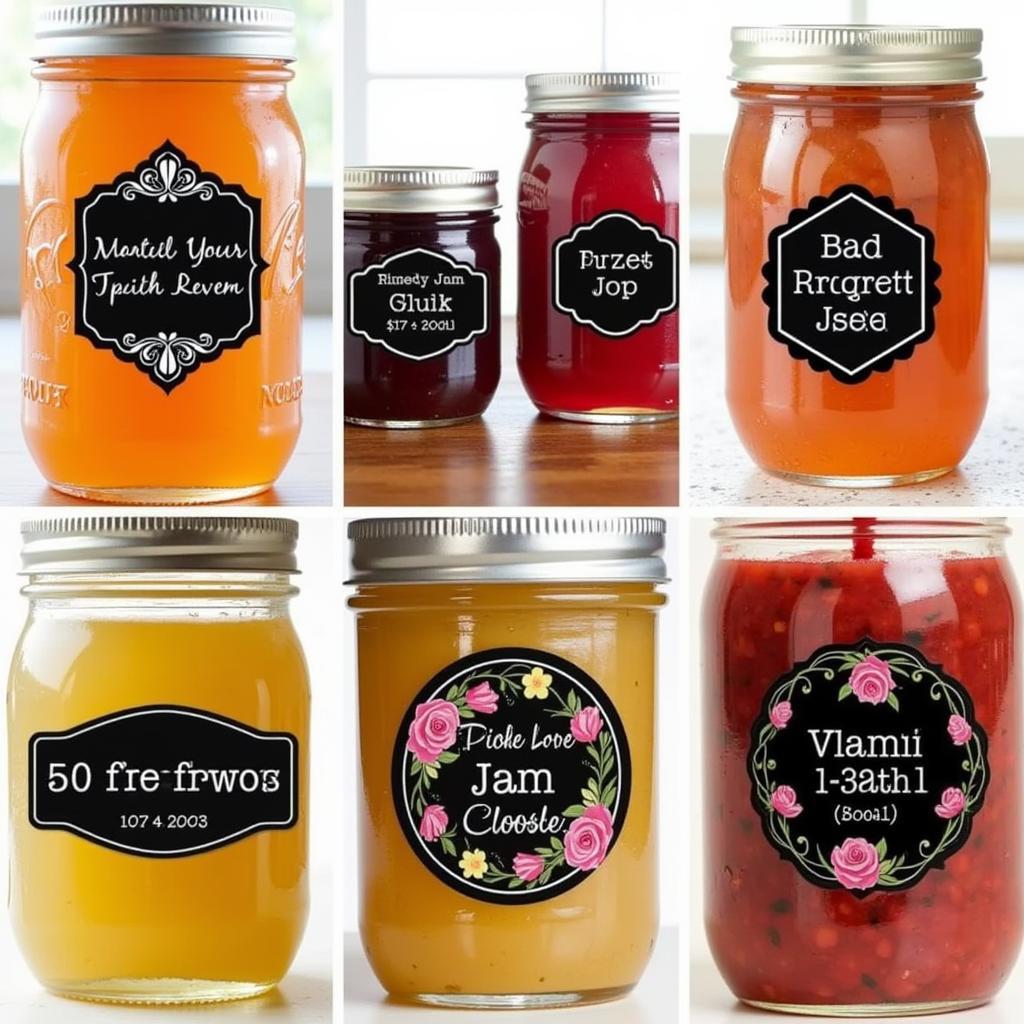 Free Printable Mason Jar Labels for Canning