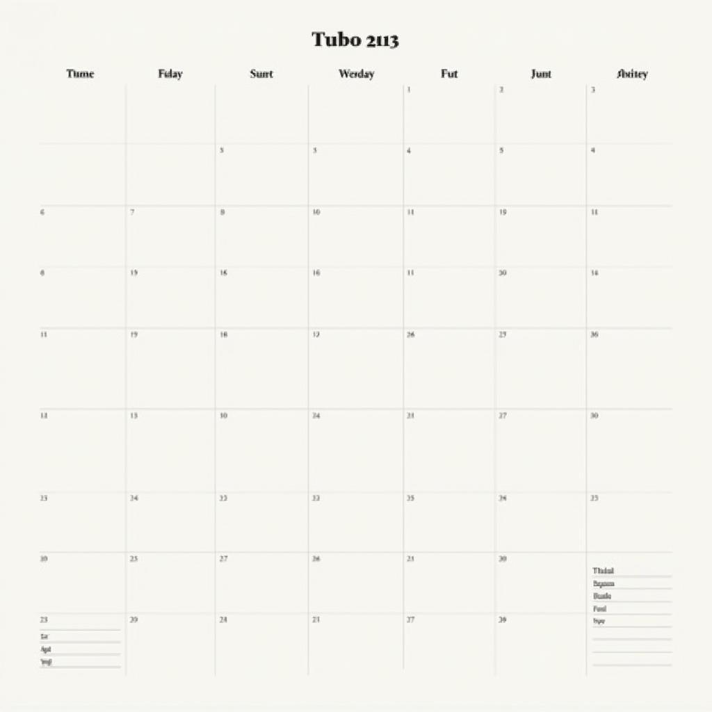 Free Printable Monthly Planner Sheet