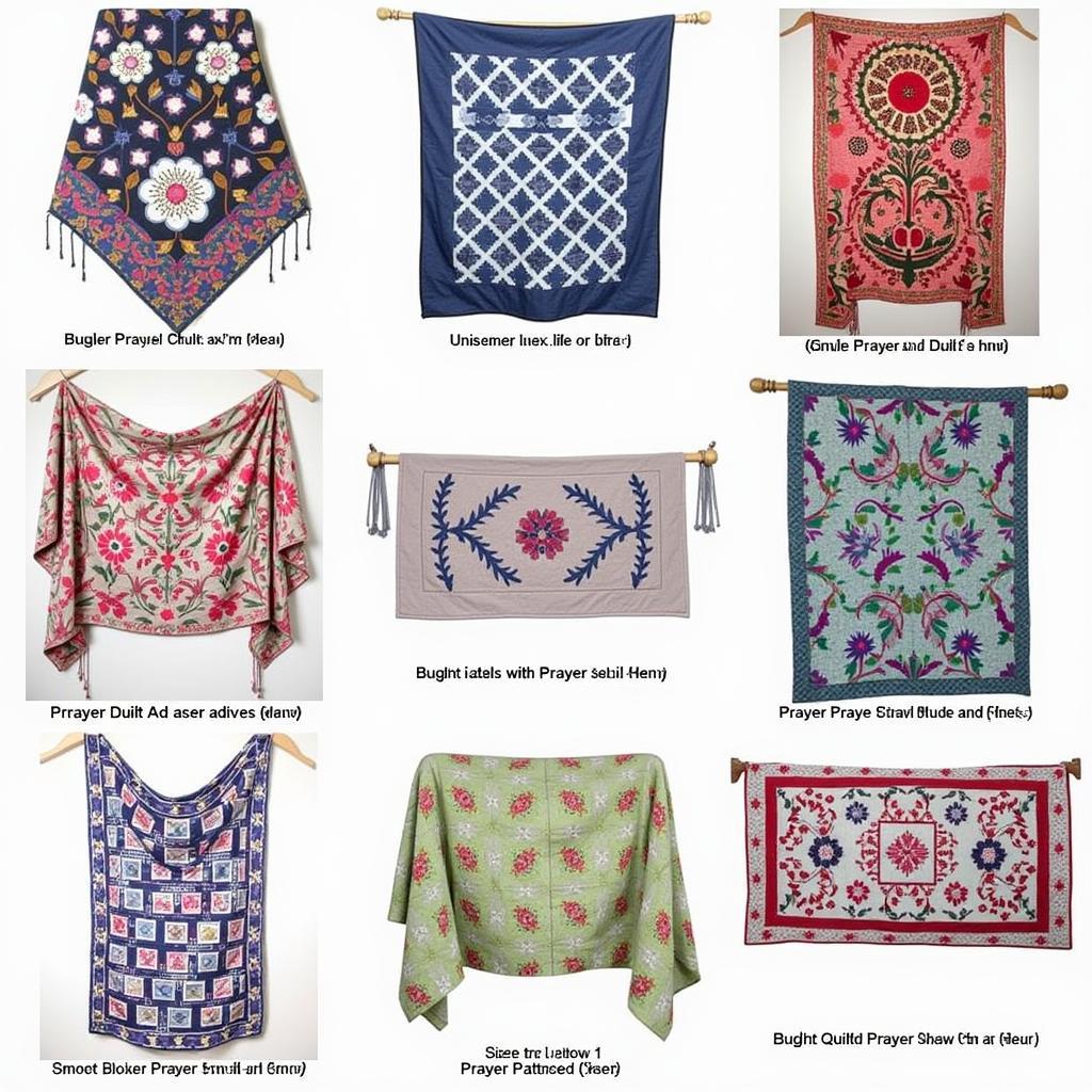 Variety of Free Quilted Prayer Shawl Patterns