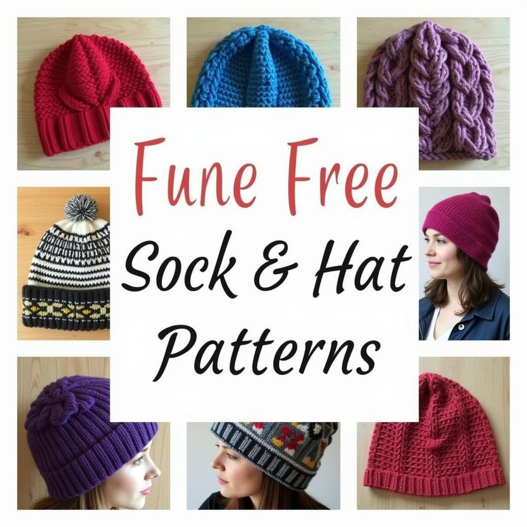 Collection of Free Sock Yarn Hat Patterns