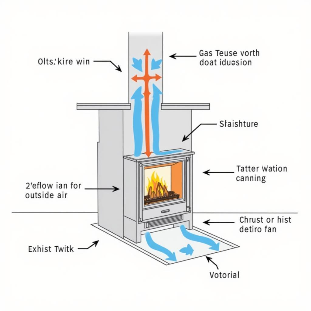 Diagram of a Direct Vent System