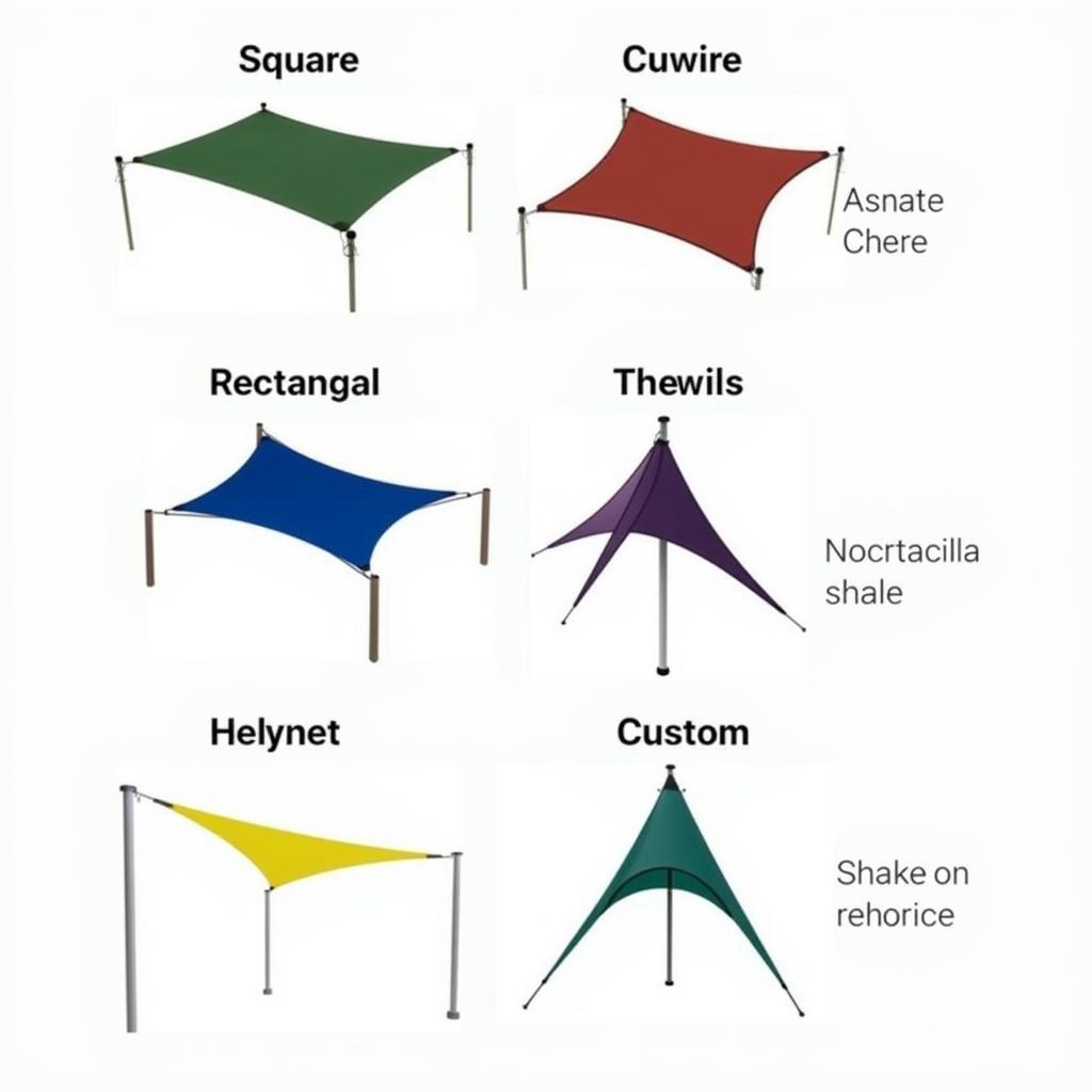 Different Types of Free Standing Shade Sails