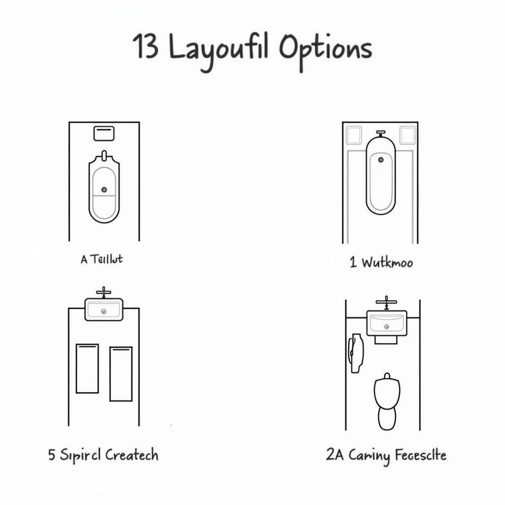 Free Standing Tub Small Bathroom Layout