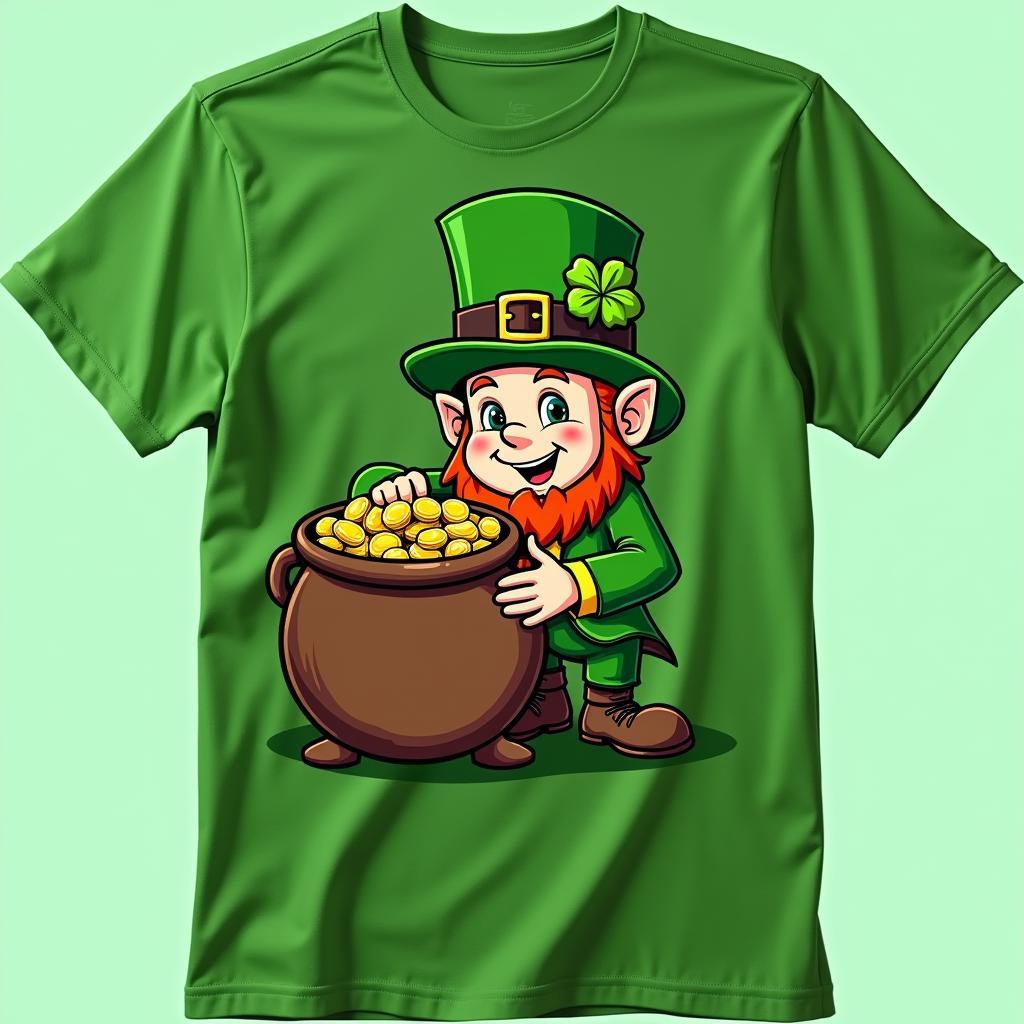 Free SVG St. Patrick's Day Leprechaun Design