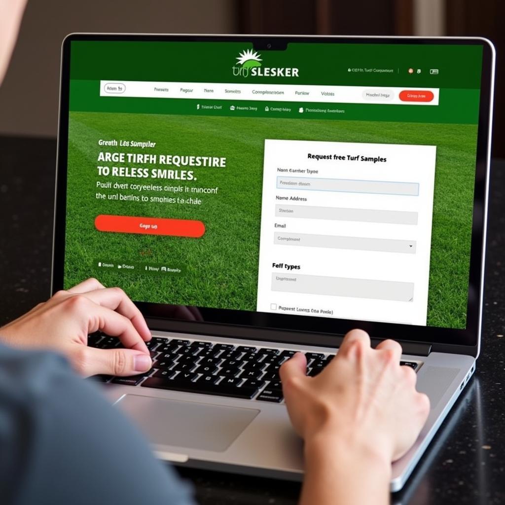 Requesting Free Turf Samples Online