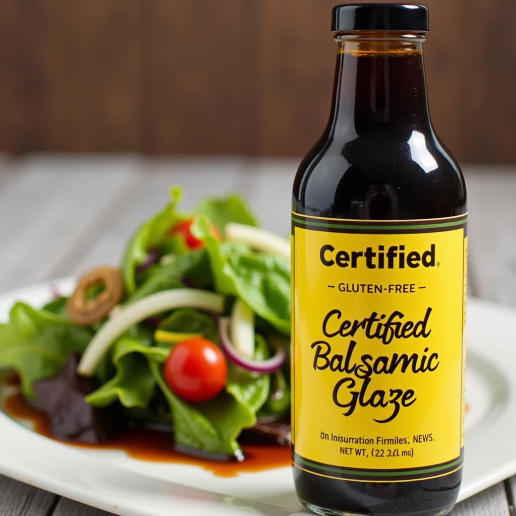 Gluten-Free Balsamic Glaze Bottle