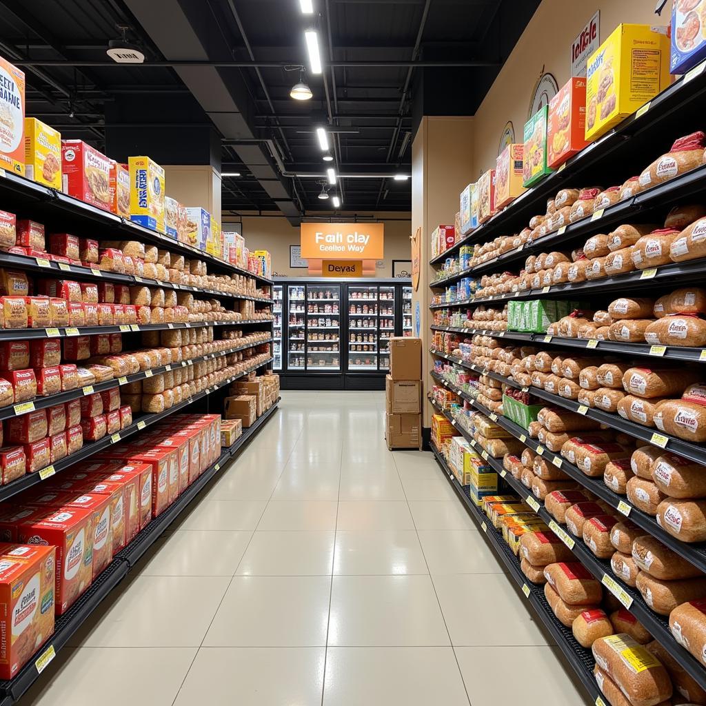 Gluten-free bread options in a supermarket aisle.