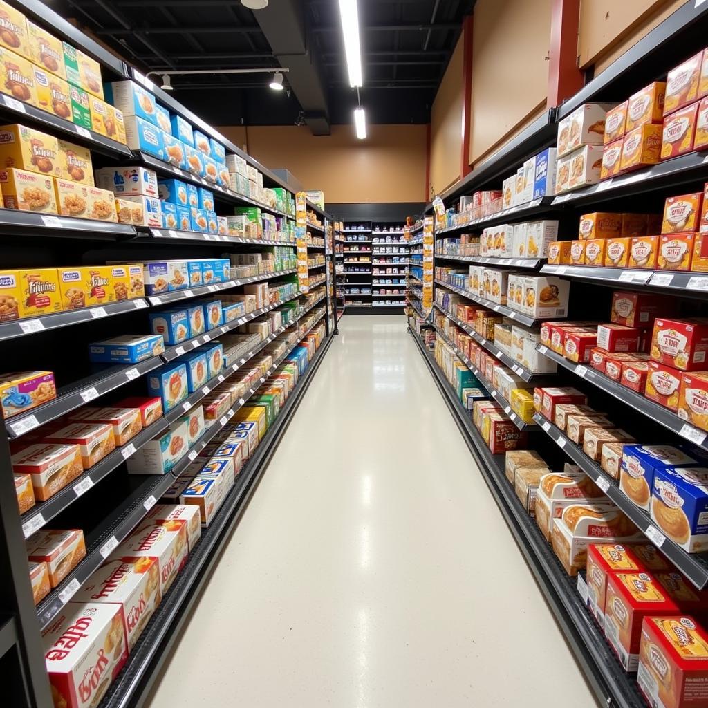 Gluten-Free Cinnamon Rolls in a Grocery Store