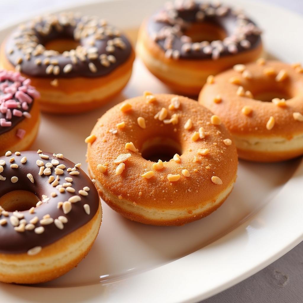 Delicious Gluten-Free Donuts on a Plate