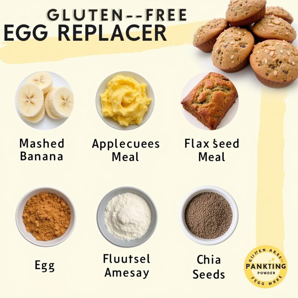 Various Gluten-Free Egg Replacement Options