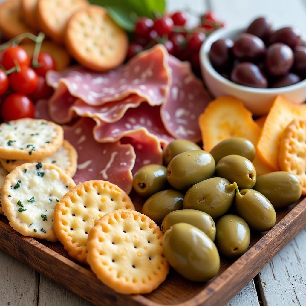 Savory Gluten-Free Gift Basket with Cheeses and Crackers