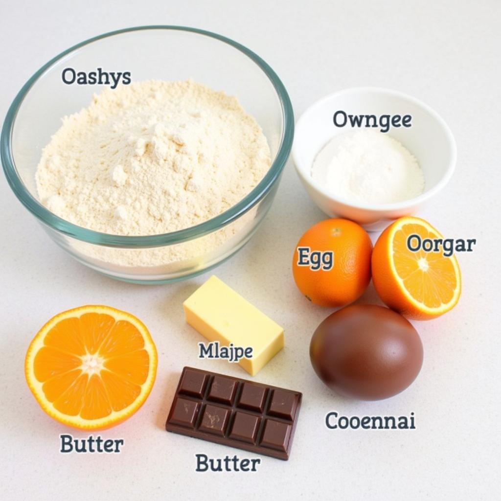 Gluten-Free Jaffa Cake Ingredients