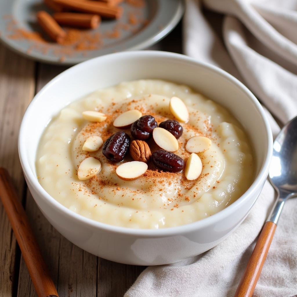 Gluten-Free Rice Pudding with Toppings