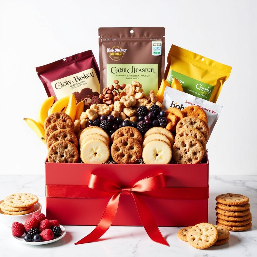 Assortment of Gluten-Free Snacks in a Gift Box