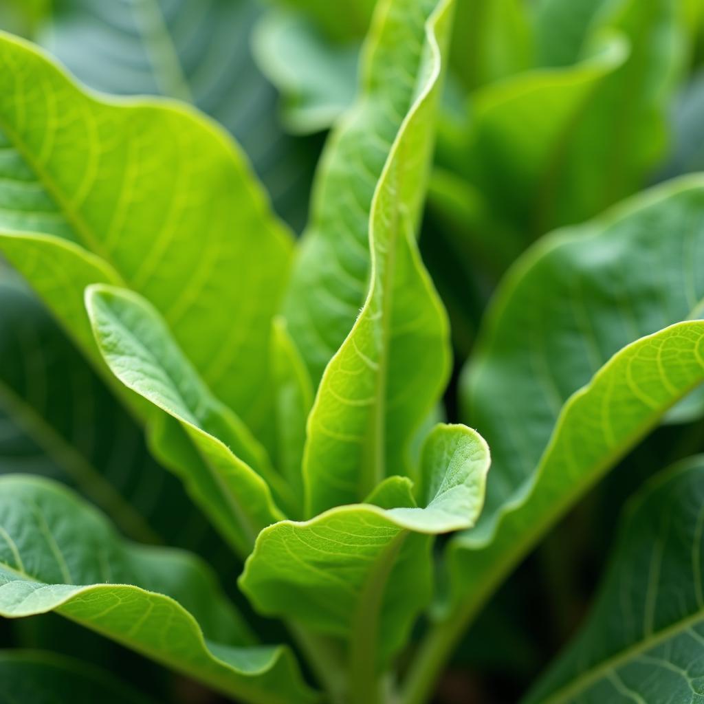 Gluten-Free Tobacco Leaves in their Natural State