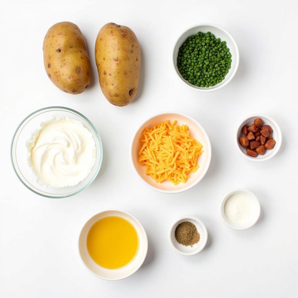 Gluten Free Twice Baked Potatoes Ingredients