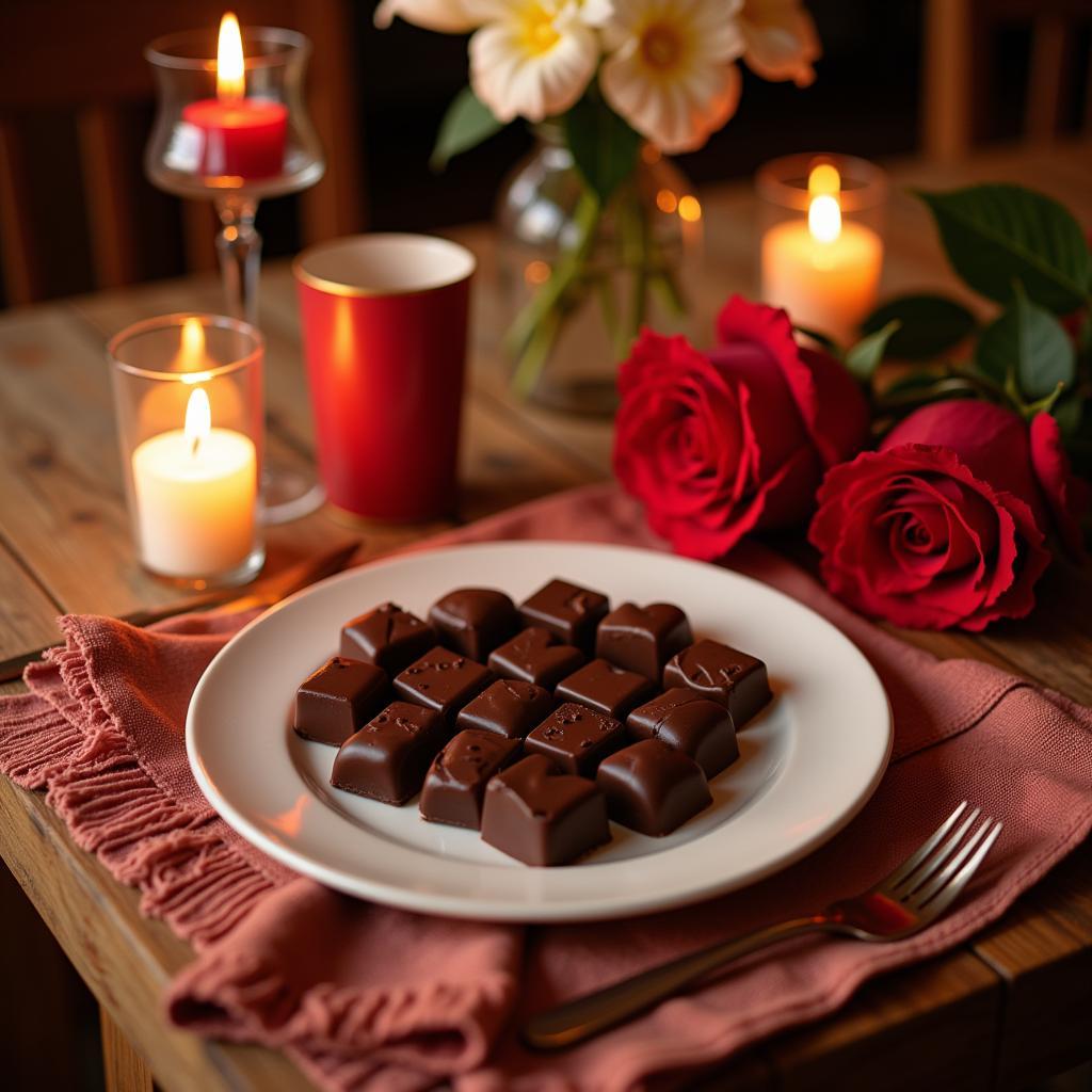 Gluten-Free Valentine's Day Setting