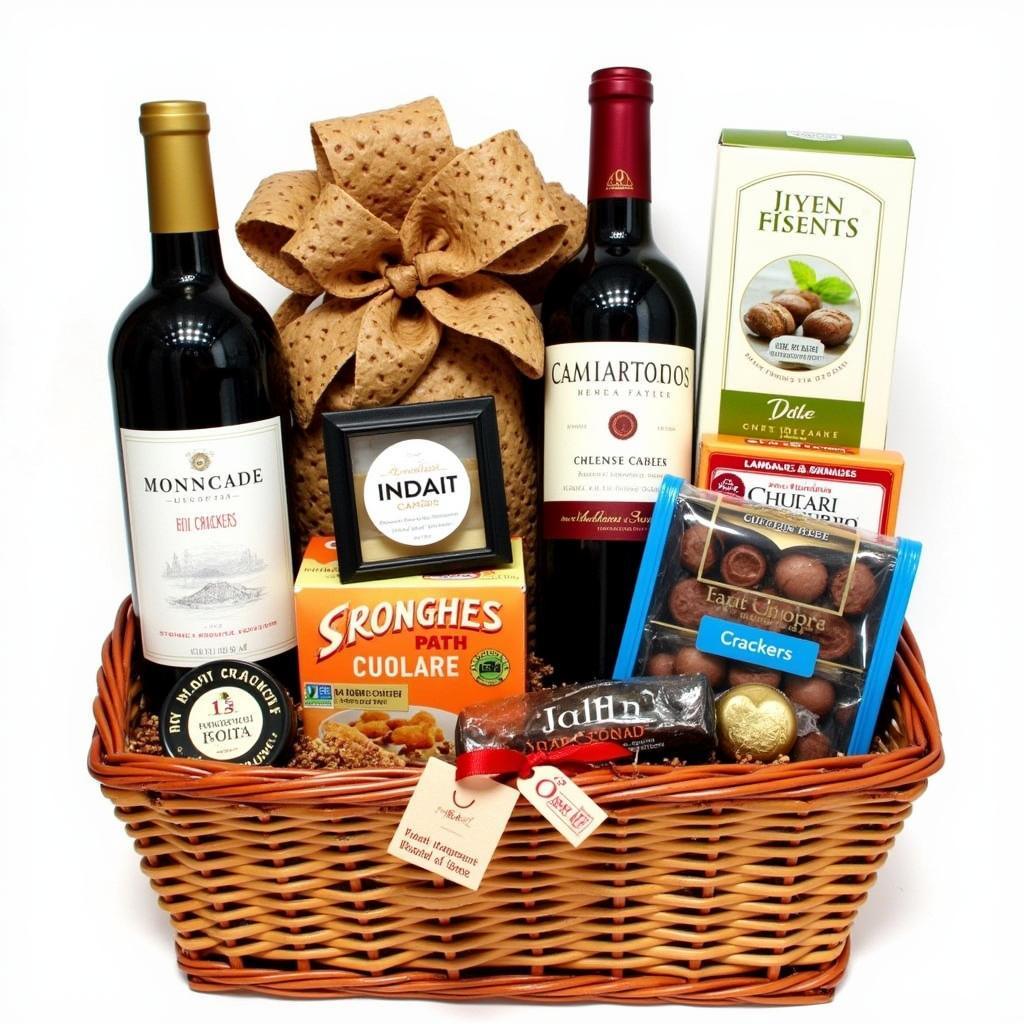 Gluten-Free Wine Gift Basket for a Celebration