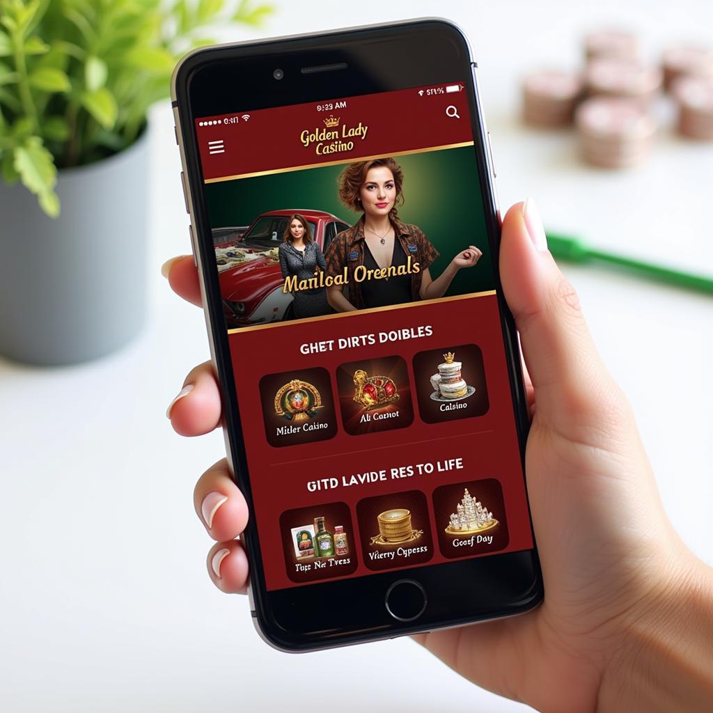 Golden Lady Casino Mobile App