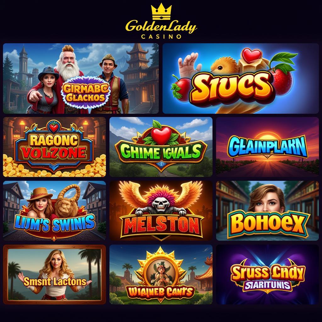 Golden Lady Casino Slots Games