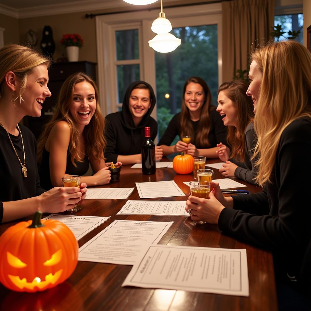 Halloween Mad Libs Party Game