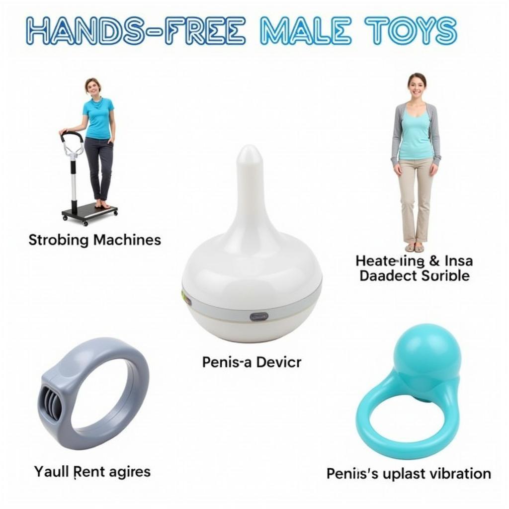 Variety of Hands Free Male Sex Toys