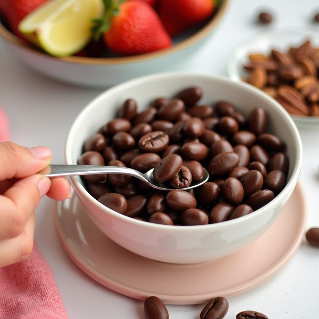 Enjoying Sugar-Free Chocolate Covered Coffee Beans as a Healthy Snack