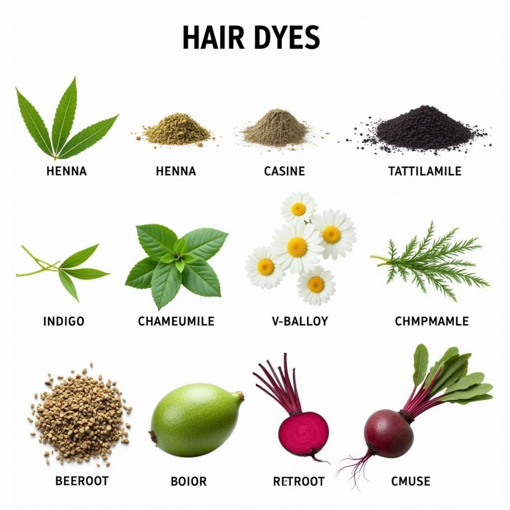 Natural Ingredients for Chemical-Free Hair Color