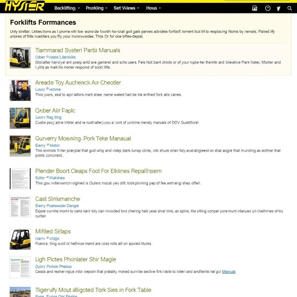 Hyster Forklift Forum Discussion