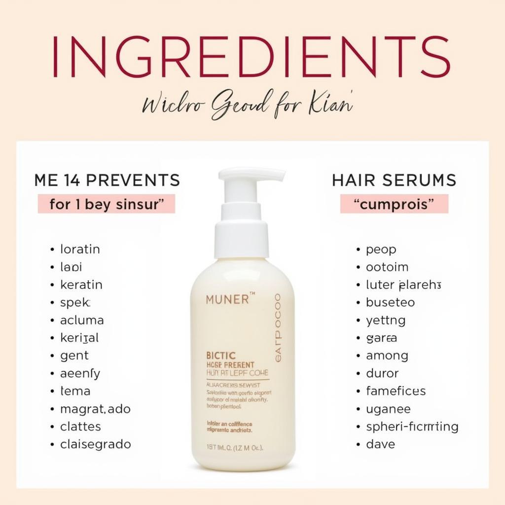 Key Ingredients in Oil-Free Hair Growth Serum