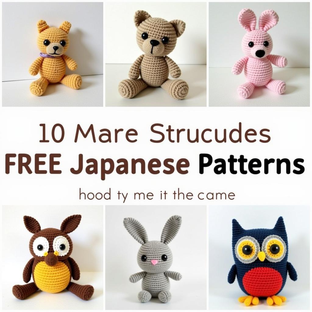 Collection of Free Japanese Amigurumi Patterns