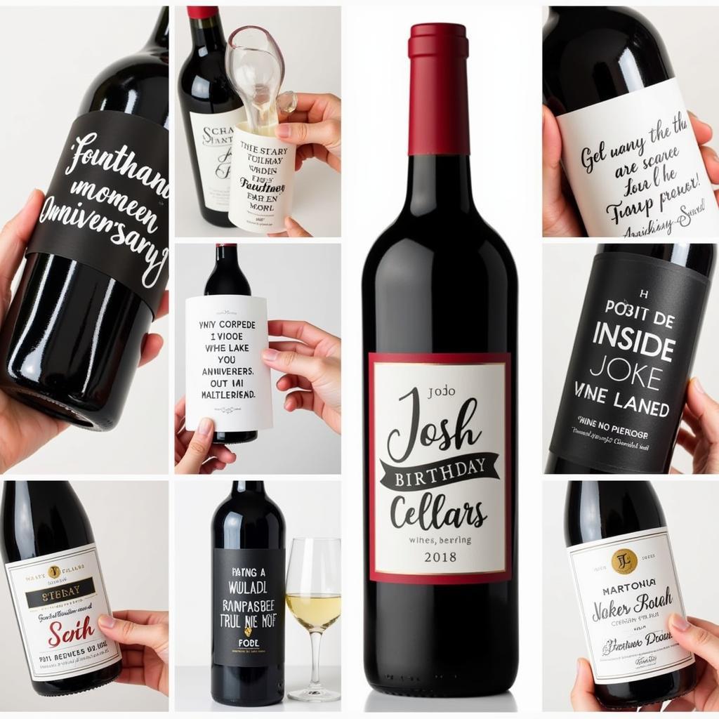 Custom Josh Cellars Wine Labels