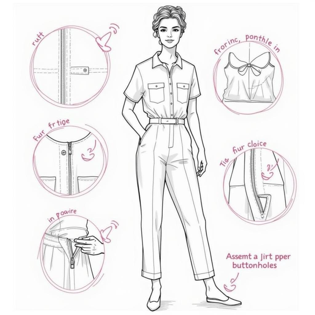 Step-by-Step Jumpsuit Sewing Process