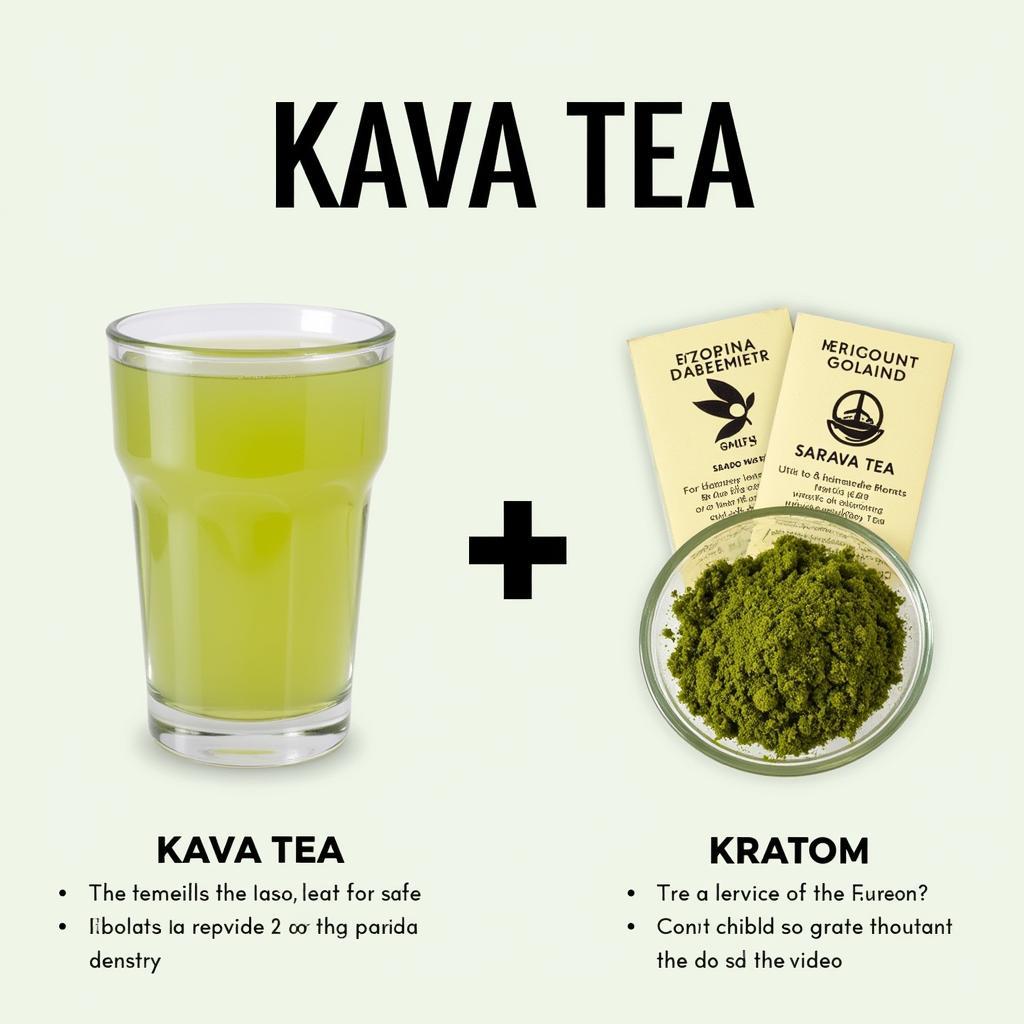 Kava and Kratom Combination
