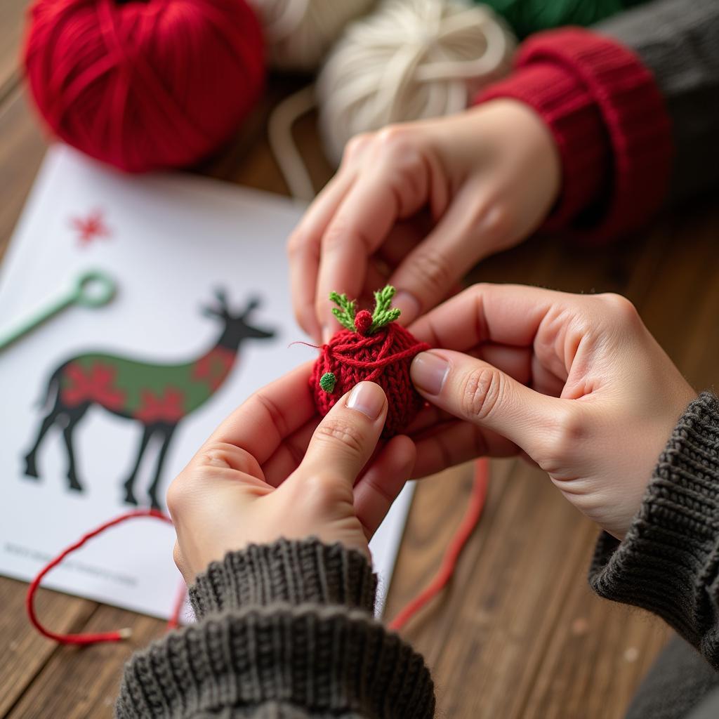 Knitting Christmas Decorations: Tips and Tricks