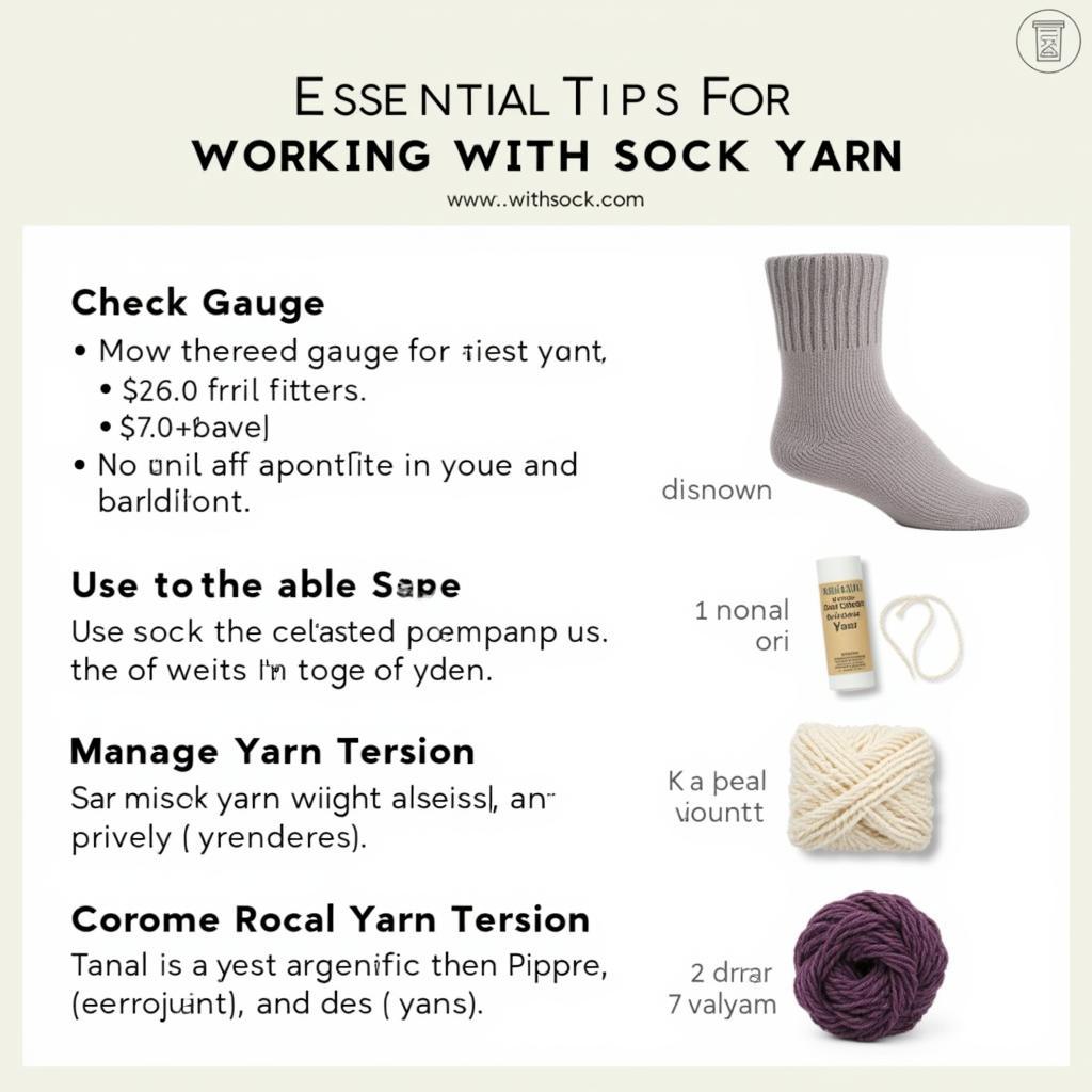 Tips for Knitting with Sock Yarn