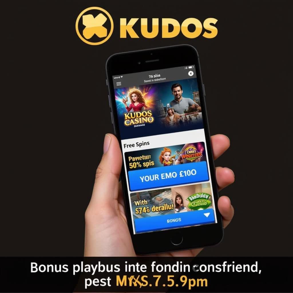 Kudos Casino Free Spins on Mobile