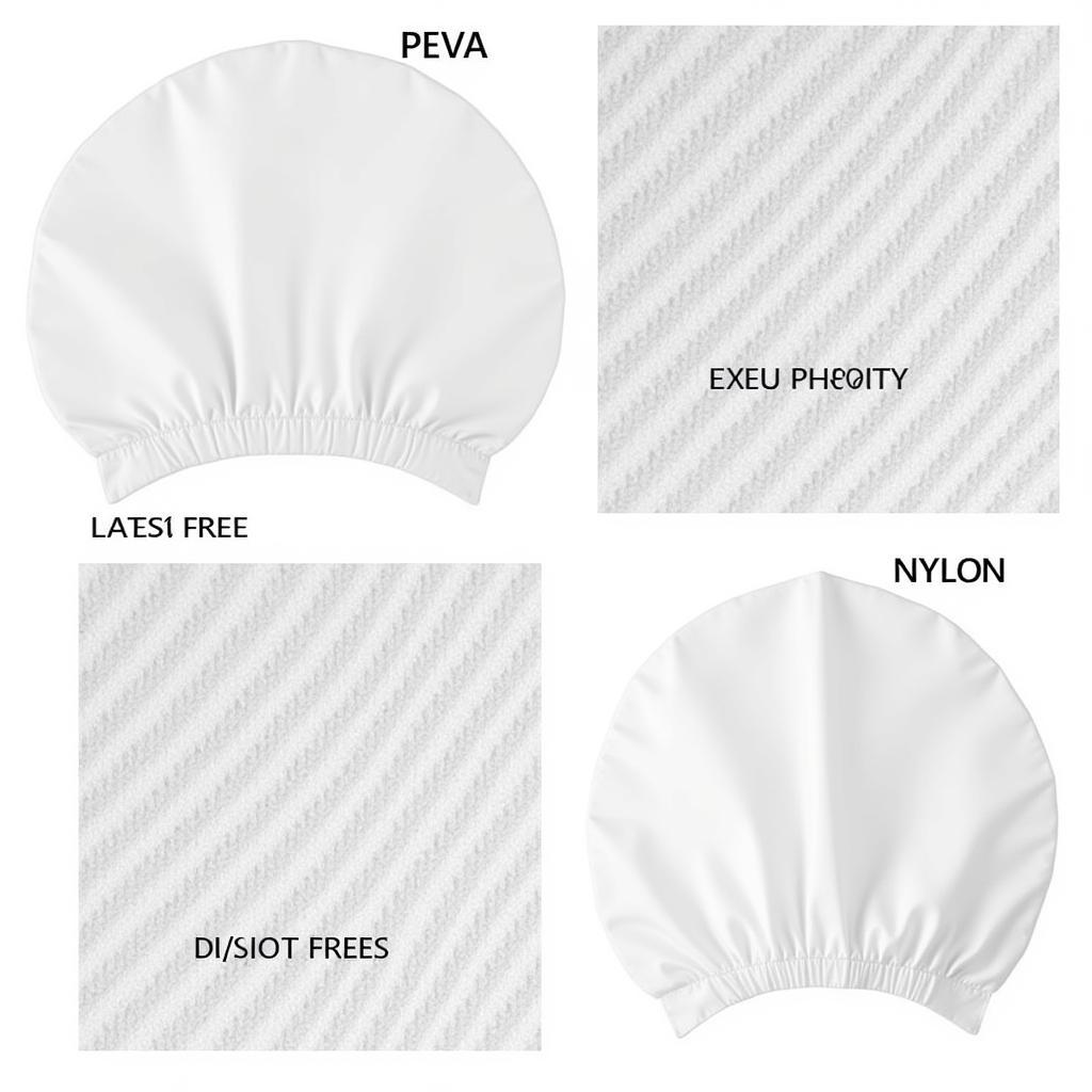 Different Materials Used in Making Latex-Free Shower Caps