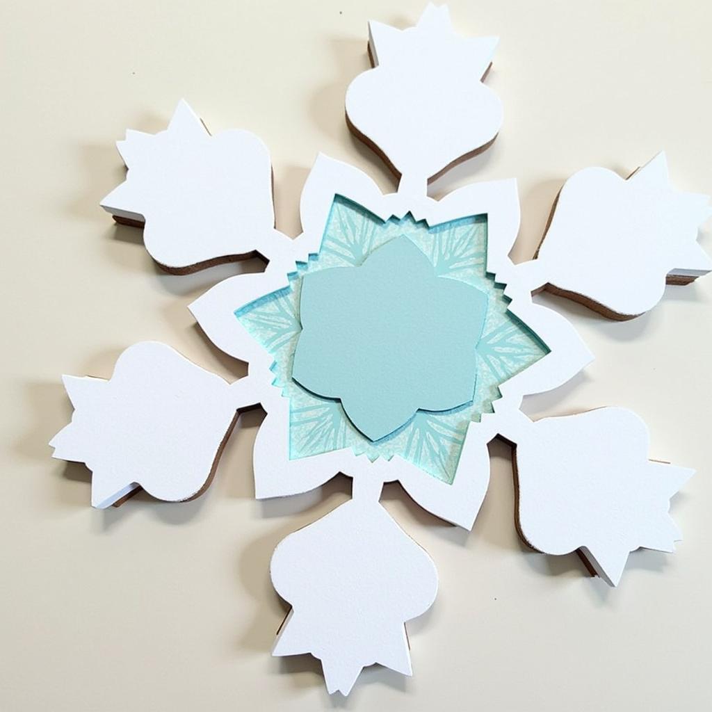 Layered Snowflake Cricut Project