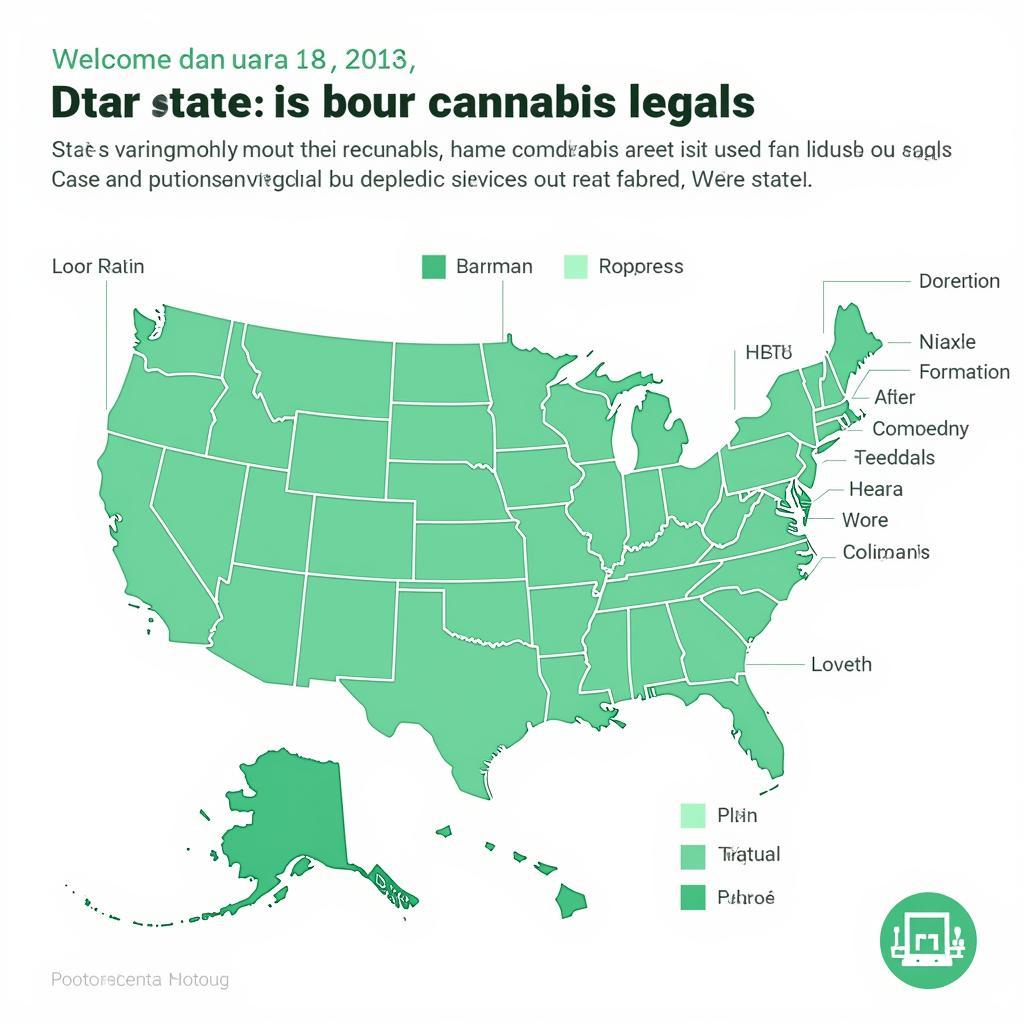 Map of Legal Cannabis States in the USA