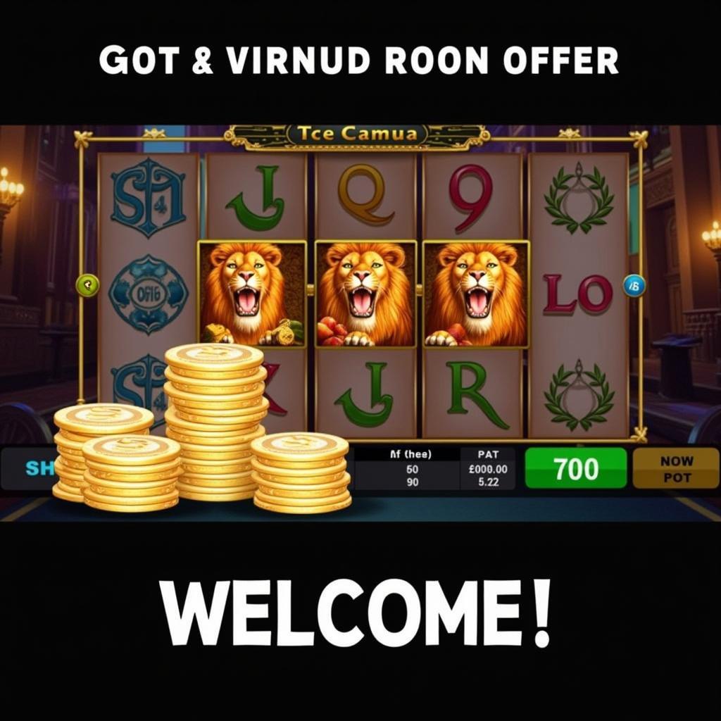 Lion Slots Free Chips Welcome Bonus