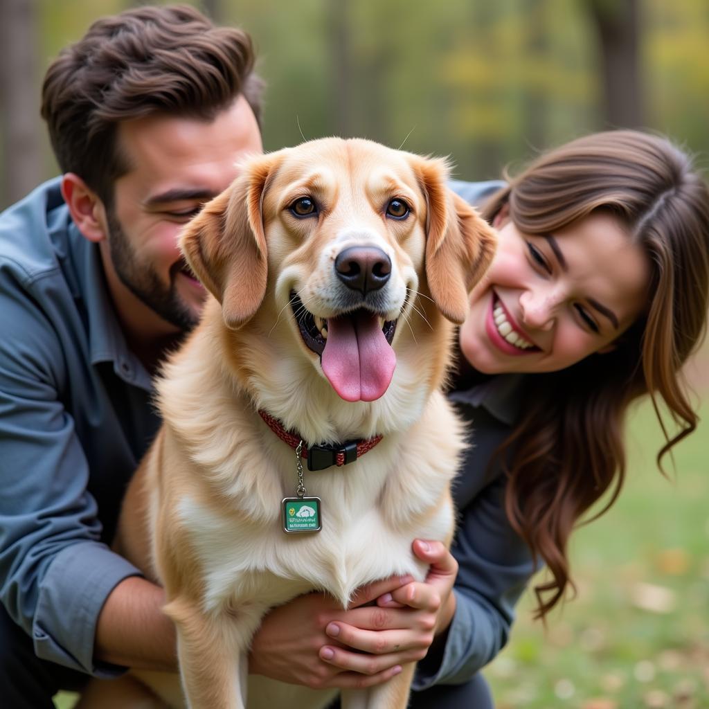 Lost Dog Reunited with Owner Thanks to ID Tag