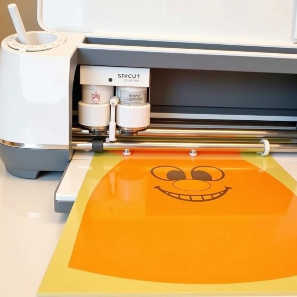 Cutting Mickey Pumpkin SVG with Cricut