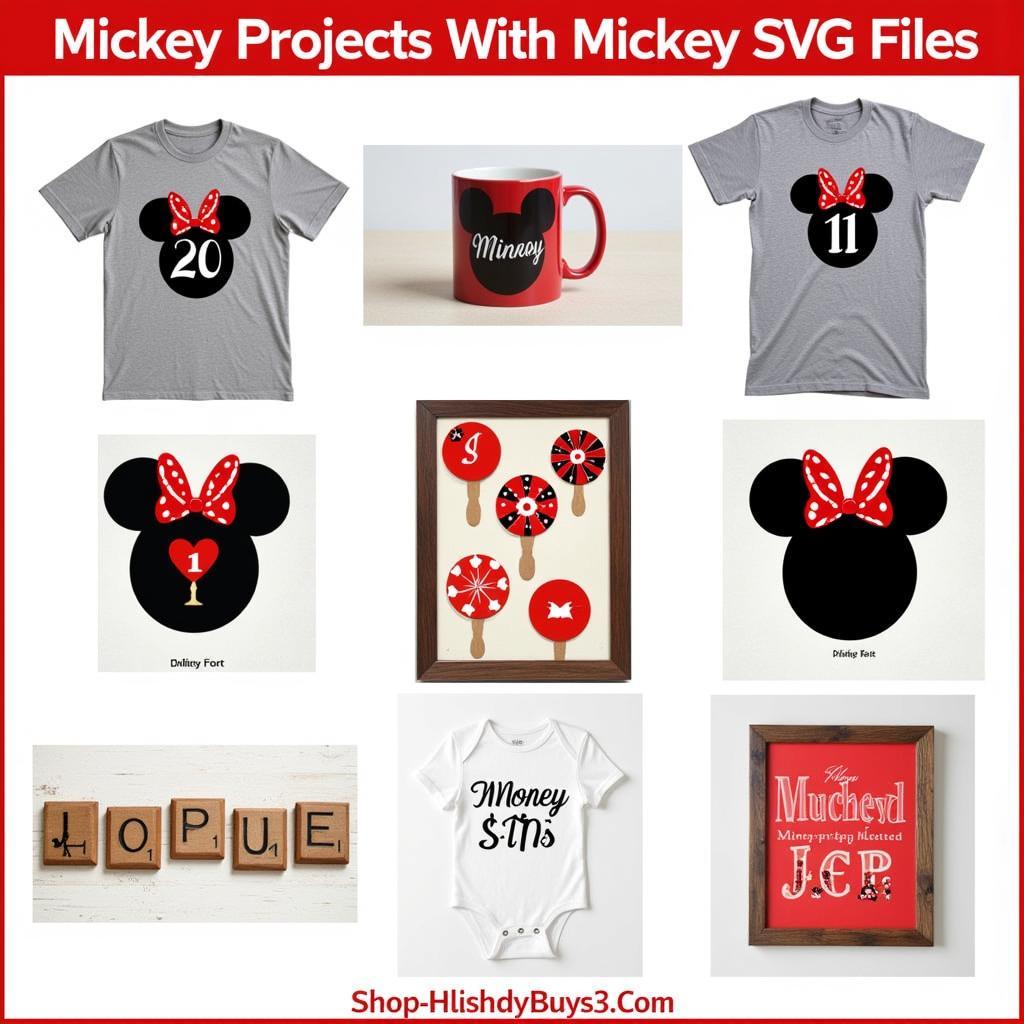 Project Ideas Using Mickey SVG Free Files