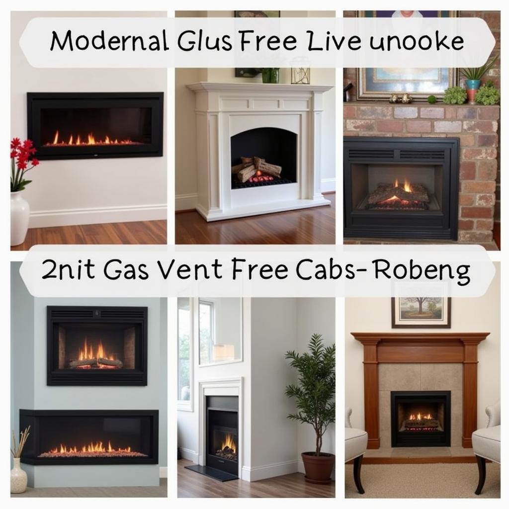 Modern Vent Free Gas Fireplace Designs