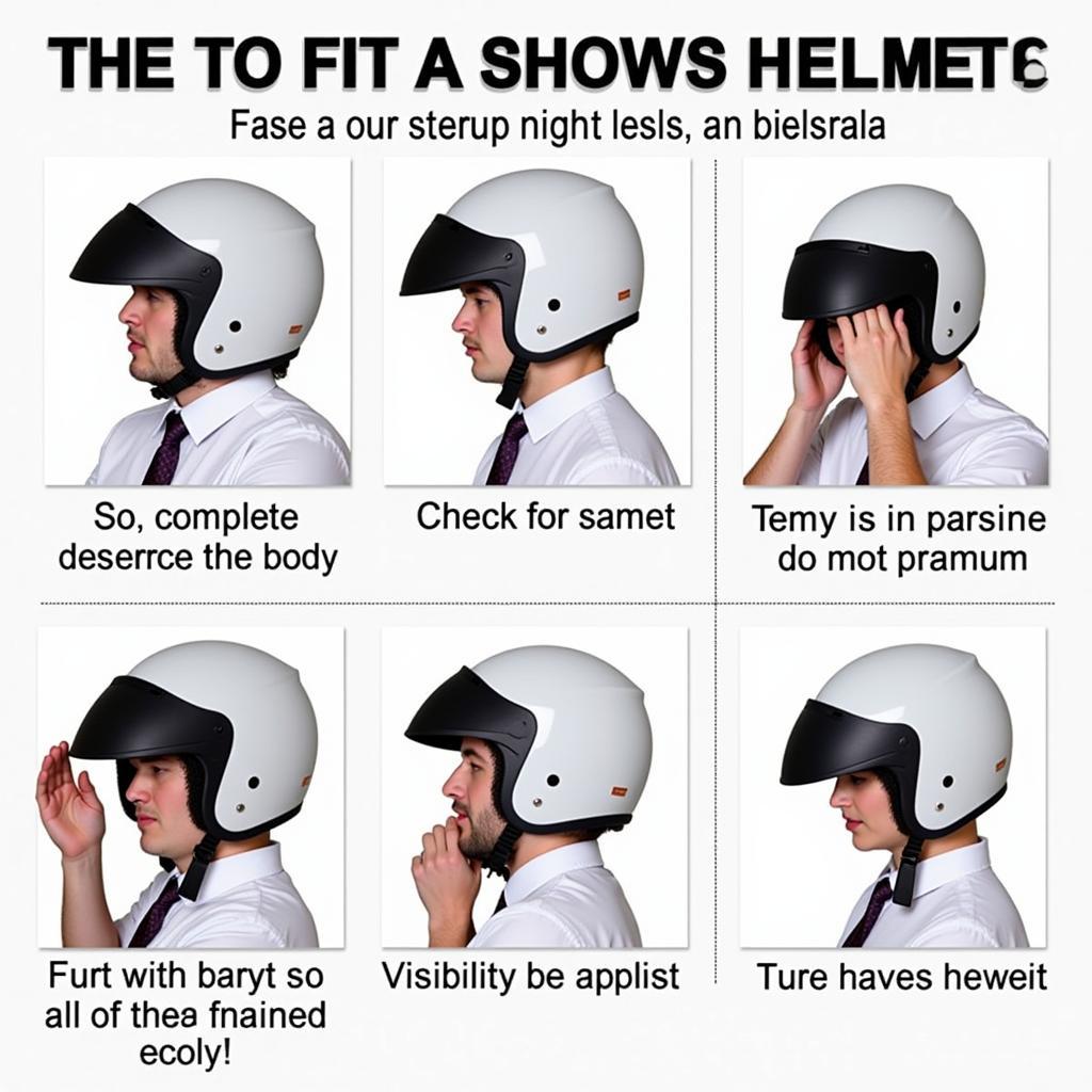 Motorcycle Helmet Fitting Guide