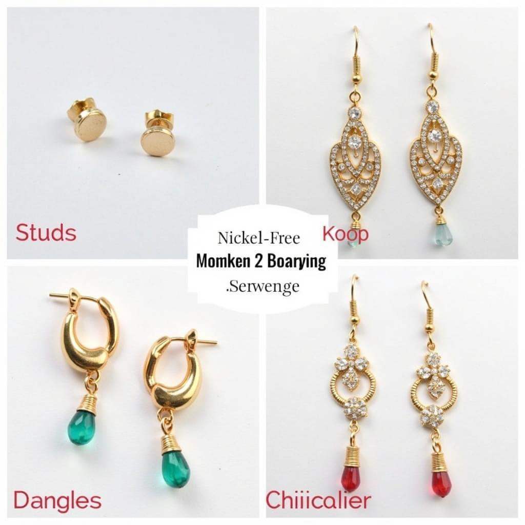 Different Styles of Nickel Free Earrings