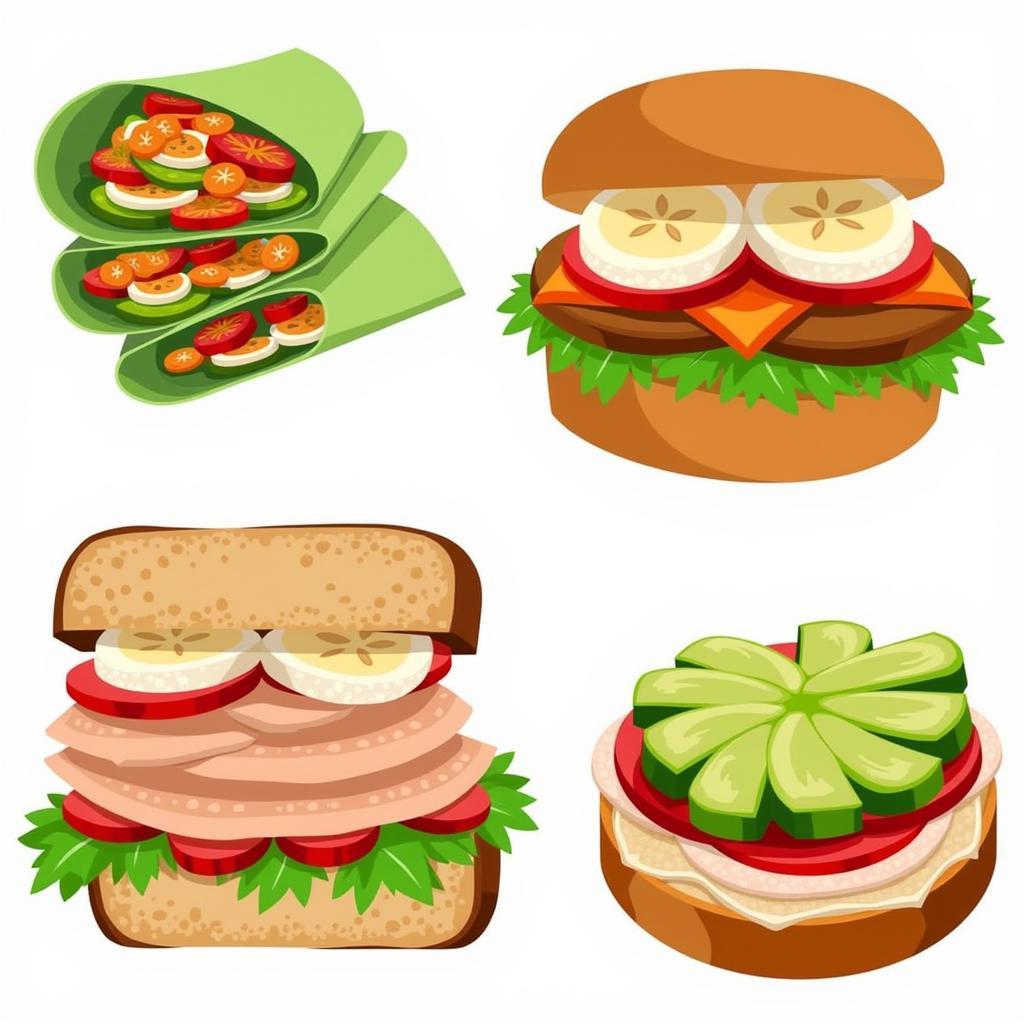 Variety of Nut-Free Sandwiches